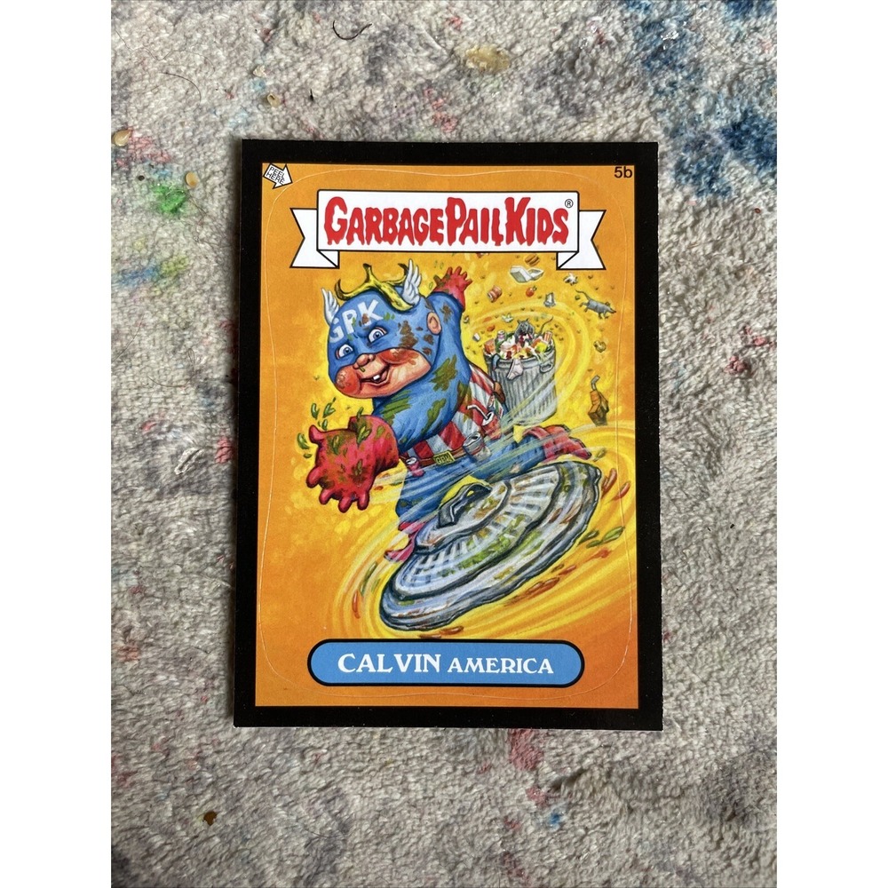2012 Topps Garbage Pail Kids Series‎ 1 Calvin America 5b BLACK BORDER